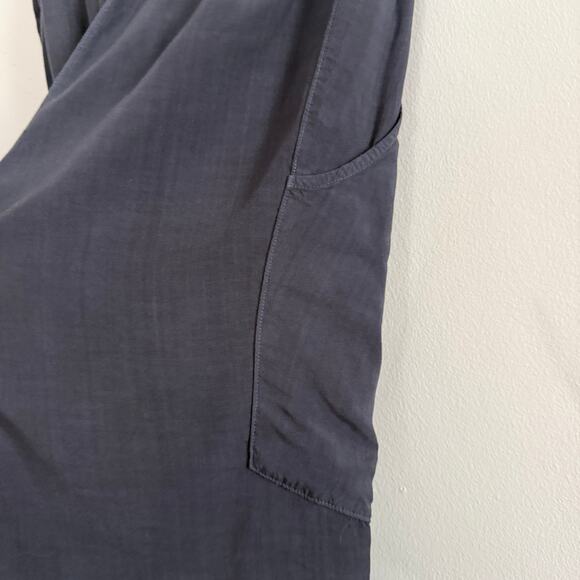 THE ODELLS | Navy Blue Slouch Lagenlook Jogger Pants | Size Small - Picture 6 of 7